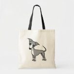Cute Italian Greyhound - Grey Canvas Bag