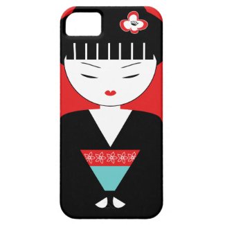 Cute Japanese Geisha Girl iPhone 5 Case iPhone 5 Covers