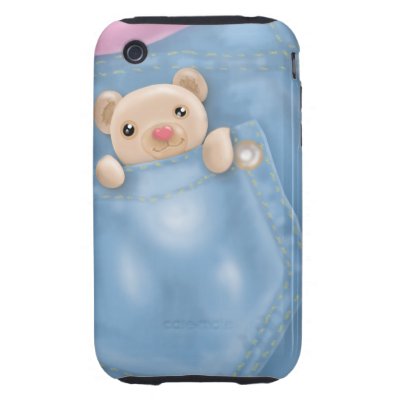 cute jean pocket teddy bear tough iphone 3 cover Casemate_case cute jean pocket teddy bear tough iphone 3 cover Casemate_case