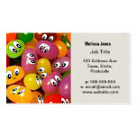Cute Jelly Bean Smileys Business Card