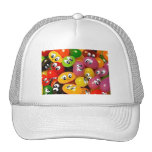 Cute Jelly Bean Smileys Mesh Hat