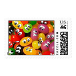 Cute Jelly Bean Smileys Postage Stamp