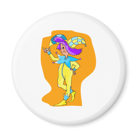 Cute Jester Fridge Magnet Cute Jester Fridge Magnet