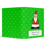 Cute Jolly Santa Holiday Photo Album / Binder