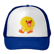 Cute Joyous Cartoon Duckling Hat