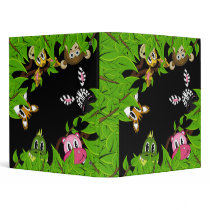 Cute Jungle Animals Binder