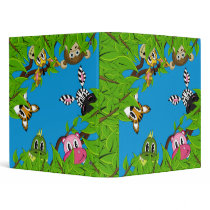 Cute Jungle Animals Binder