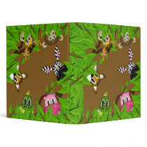 Cute Jungle Animals Binder
