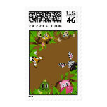 Cute Jungle Animals Stamp