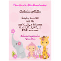Jungle Baby Shower Invitations
