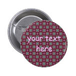 Cute kaleidoscopic tiny print buttons