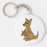 Cute Kangaroo and Joey Keychains
