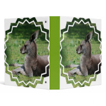 Cute Kangaroo Binder
