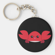 Cute kawaii baby crab keychain
