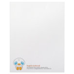 Cute Kawaii Baby Duck Personalizable Letterhead