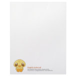 Cute Kawaii Baby Duck Personalizable Letterhead