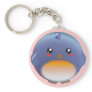 Cute kawaii bluebird keychain