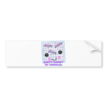 Cute Kawaii Bubble Wrap bumper stickers