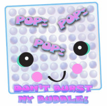 Cute Kawaii Bubble Wrap Photo Cut Out