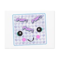 Cute Kawaii Bubble Wrap postcards