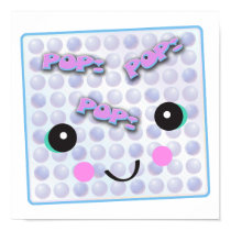 Cute Kawaii Bubble Wrap posters by doonidesigns Cute Kawaii Bubble Wrap posters
