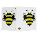 cute kawaii bumble bee 3 ring binder