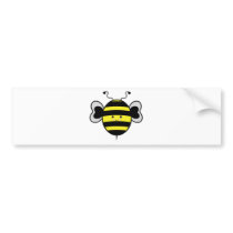 cute kawaii bumble bee bumper stickers