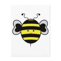 cute kawaii bumble bee postcards by doonidesigns cute kawaii bumble bee postcards