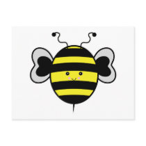 cute kawaii bumble bee postcards by doonidesigns cute kawaii bumble bee postcards