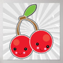 cute kawaii cherries