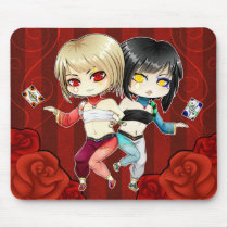 Cute kawaii chibi Jokers Mouse Pad