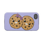 Cute Kawaii Chocolate Chip Cookie Couple Tough Iphone 4 Cover