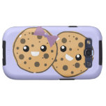 Cute Kawaii Chocolate Chip Cookie Couple Samsung Galaxy SIII Covers