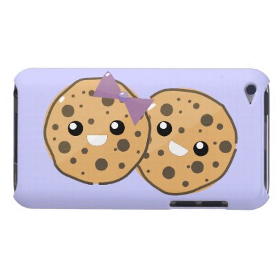 Cute Kawaii Chocolate Chip Cookie Couple Case-mate Ipod Touch Case Casemate_case Cute Kawaii Chocolate Chip Cookie Couple Case-mate Ipod Touch Case Casemate_case