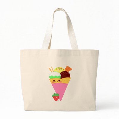 cute kawaii crape canvas bags by sugarcakesstore