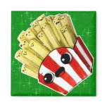 Cute Kawaii French Fries magnets