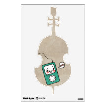Cute Kawaii Grunge Cartoon MP3 player wall decal