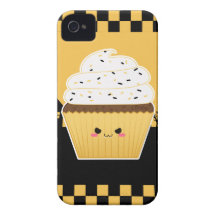 Cute Kawaii Halloween cupcake iPhone 4 Case