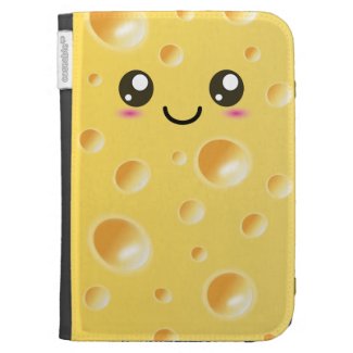 Cute Kawaii Happy Cheese Cases For Kindle