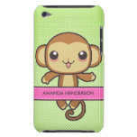 Cute Kawaii Monkey Personalized iPod Touch Case