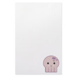 cute kawaii octopus custom stationery