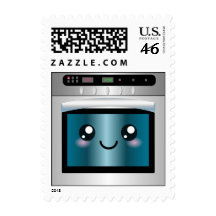 Cute Kawaii Oven - Chef & Baker Gifts Stamps