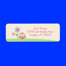 Cute kawaii owl return address envelope labels