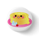 cute kawaii pancake buttons