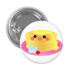 cute kawaii pancake button