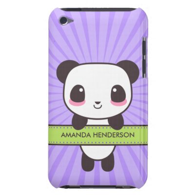 Cute Ipod Backgrounds on Cute Kawaii Panda Personalized Ipod Touch Case From Zazzle Com