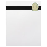 cute kawaii squid letterhead