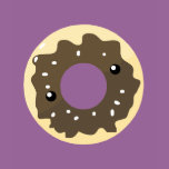 Cute Kawaii Style Chocolate Frosted Donut