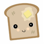 cute kawaii toast