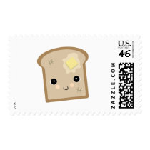 cute kawaii toast postage